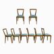 Eight Dining Chairs PONTI 940 by Gio Ponti for BBB Italia
