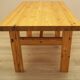 Solid pine dining table, Denmark, 1980s