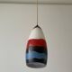 Mid-century coloured glass pendant lamp, 1960, Italy