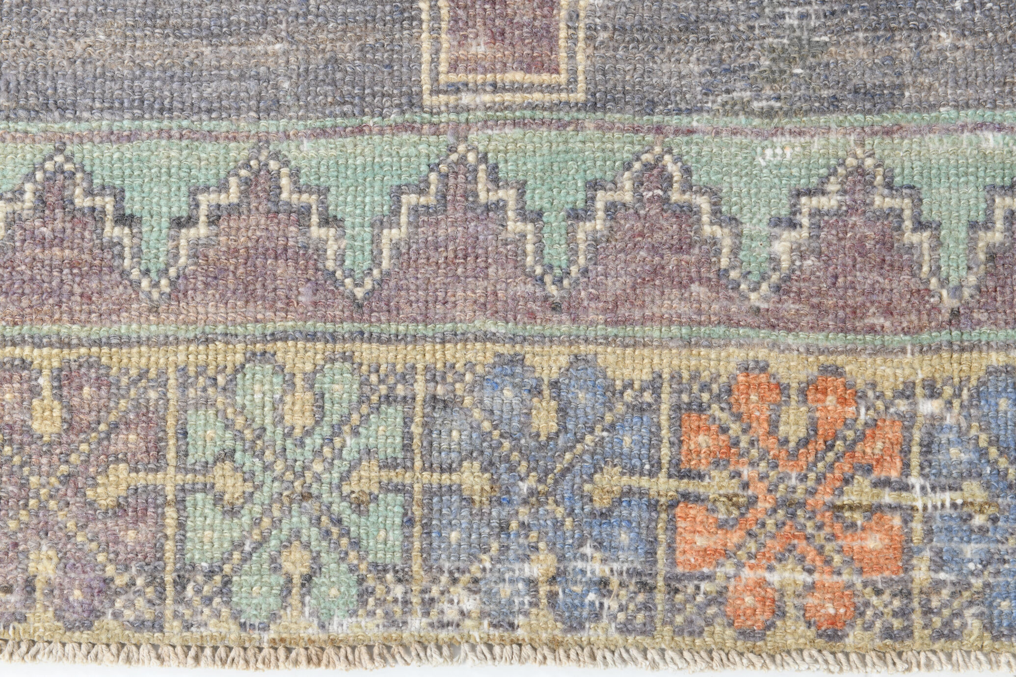 2x8 persian vintage runner rug, 81x252cm