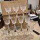 Lot de 12 verres à eau en cristal Val Saint-Lambert