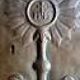Antique bronze tabernacle door from the 18th century
