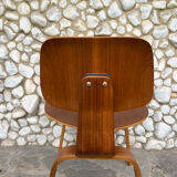 Charles & Ray Eames walnut DCW chair for Herman Miller 1950