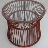 Table basse ita en cuir