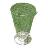 1970s measuring glass shower foot graduated from 25 to 500ml pyrex (large model)