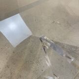 1970s plexiglass coffee table