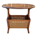 Small cane magazine table