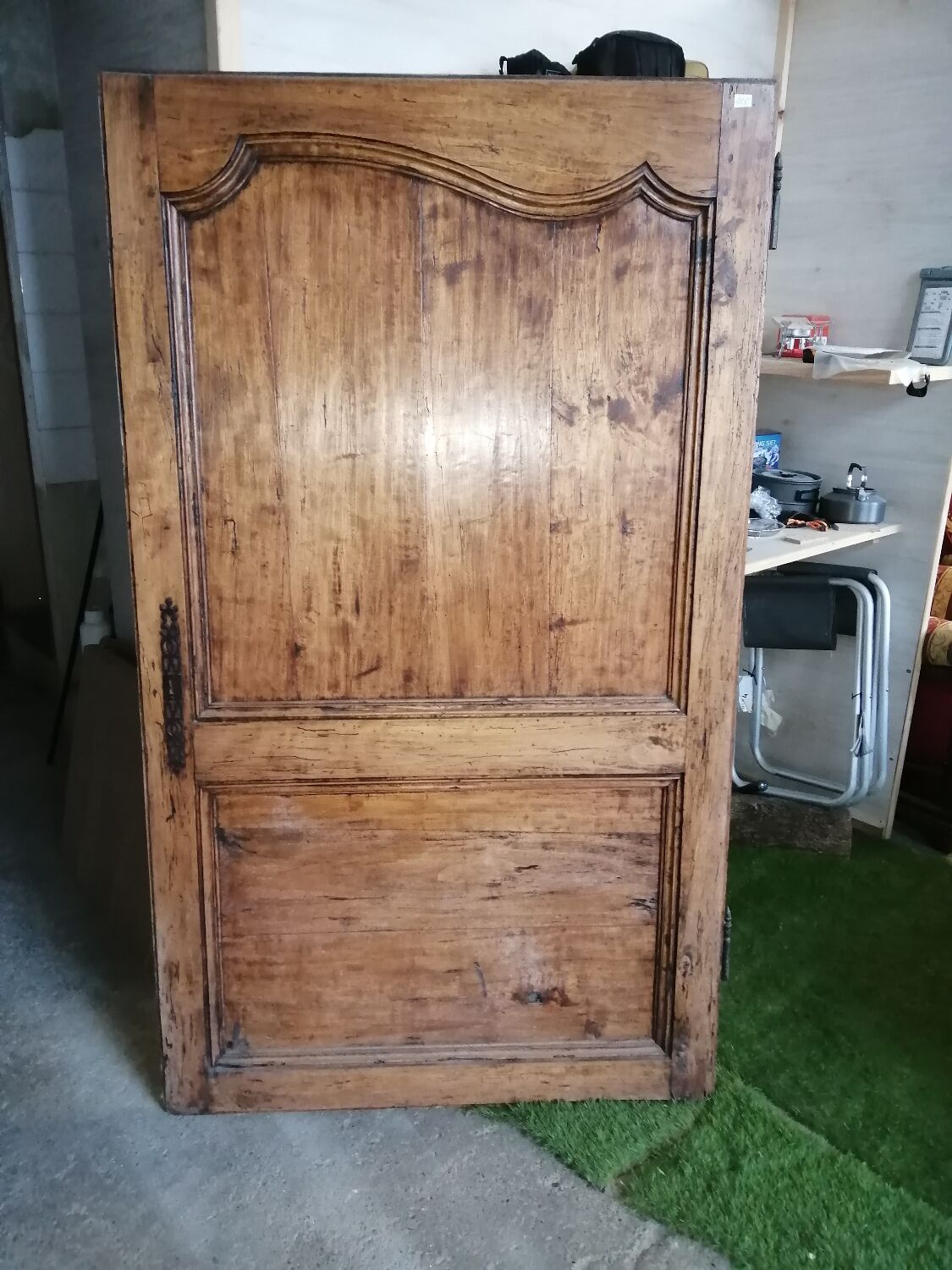 Antique solid wood door