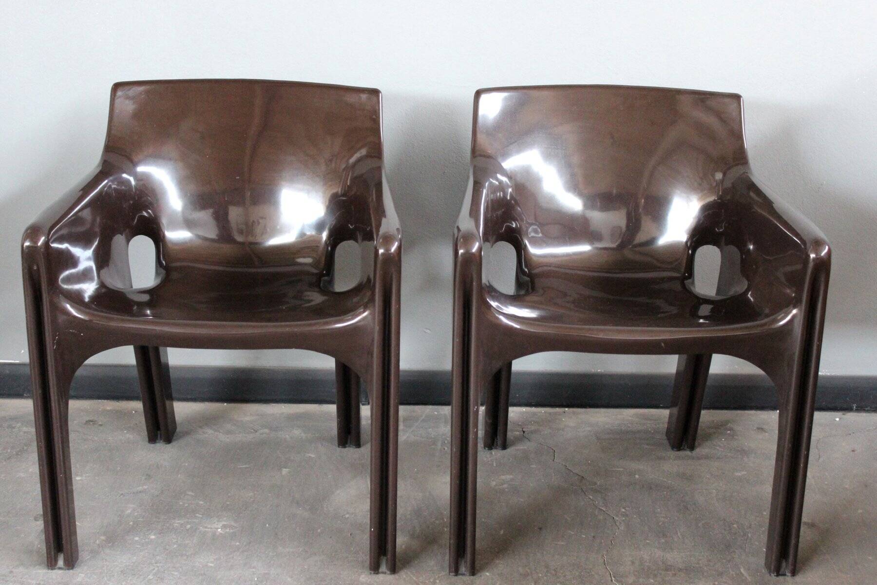 Gaudi Armchair Set by Vico Magistretti for Artemide, 1970s