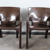 Gaudi Armchair Set by Vico Magistretti for Artemide, 1970s