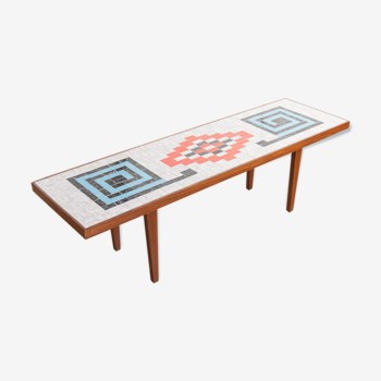 Seventies mosaic coffee table