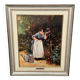 Painting "Girl with flowers".