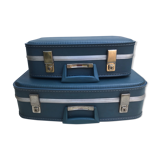 2 flight attendant suitcases