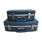 2 flight attendant suitcases