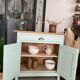 Almond green Parisian sideboard