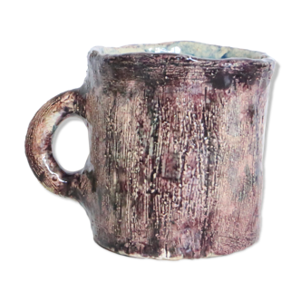 Pottery mug, handmade, vintage