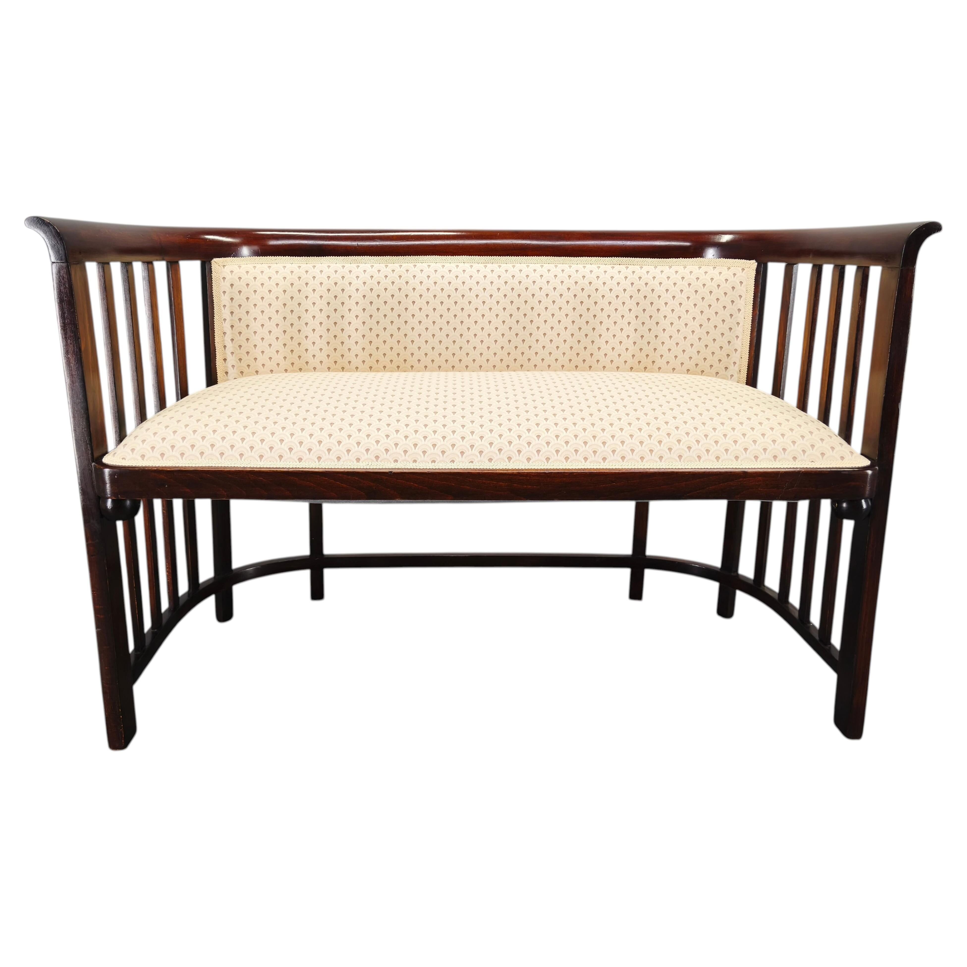Josef Hoffmann Attributed Beech Sofa, Vienna Secession, 1920s