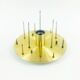 Mid-Century Sputnik Murano Glass & Brass Ceiling Light - Doria, 1960s/1970s