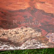 Oil on canvas by M Vanbelle