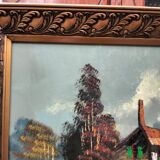Oil of the twentieth century signed Mollin