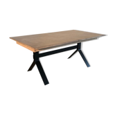 Industrial extension dining table