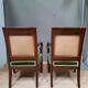 Pair of armchairs with acajoi butts
