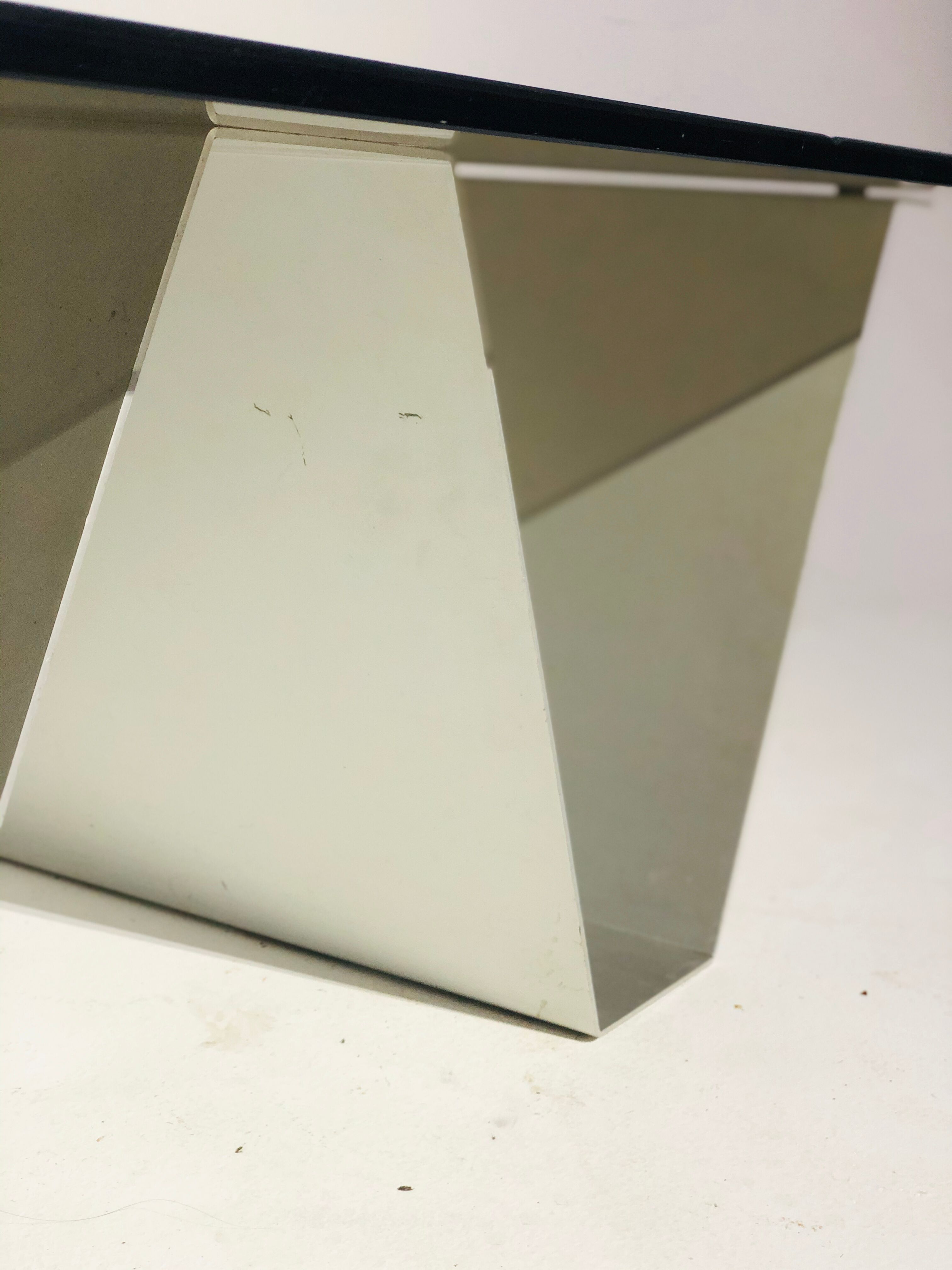 70s aluminium coffee table