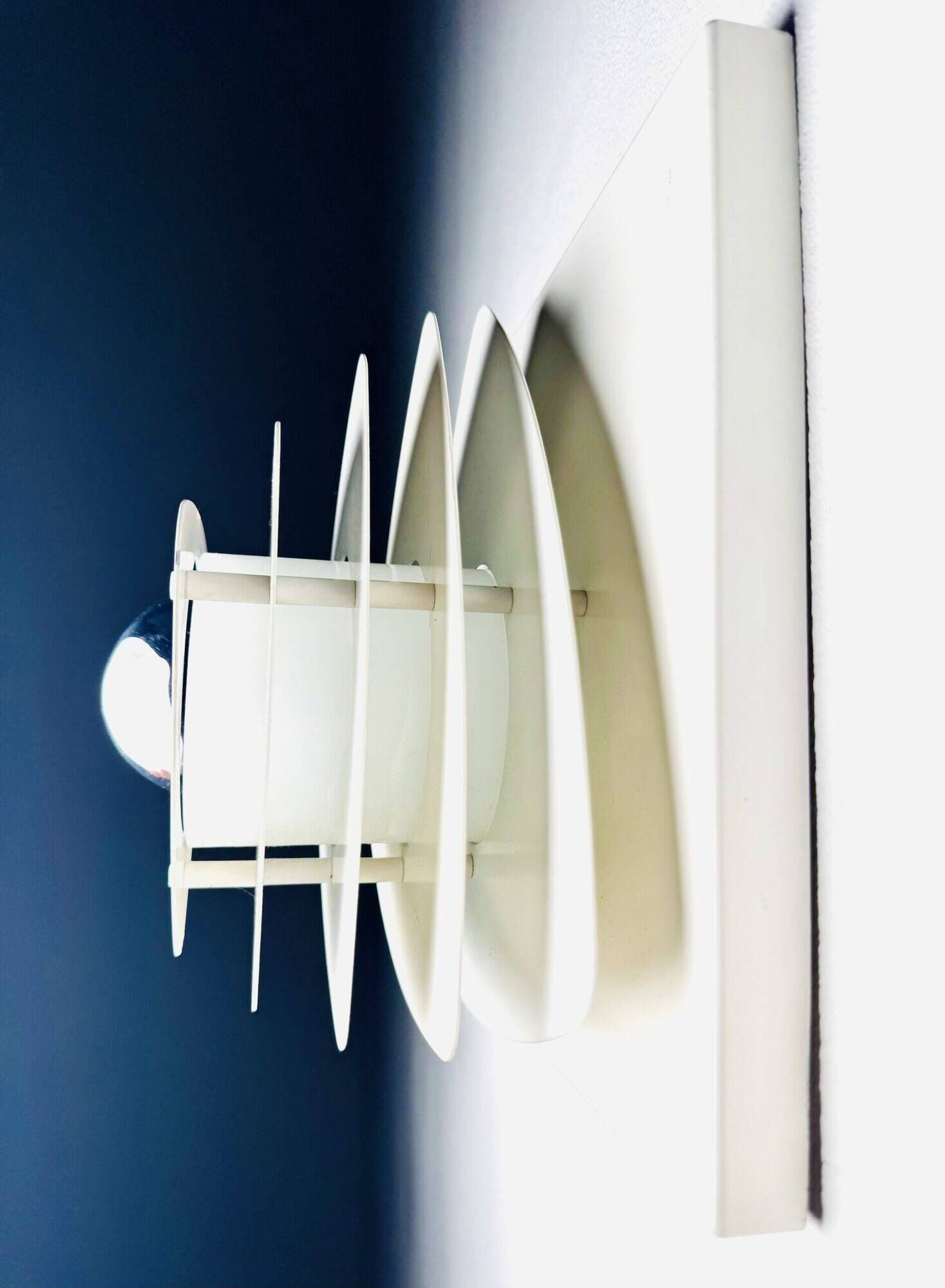 Curved Pyramid Layered Wall Lamp By Hustadt Leuchten, Germany, 1960S