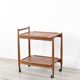 Midcentury White & Newton Teak Cocktail Drinks Trolley / Hostess. Vintage M