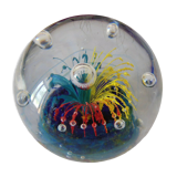 Paper press, crystal sulphide with abstract decoration -N°2