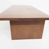 Large wenge desk, attributed to 't Spectrum, The Netherlands 1950's