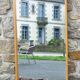 Vintage Scandinavian teak mirror Froseke Nybrofabriken 60s