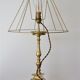 Golden metal lamp base