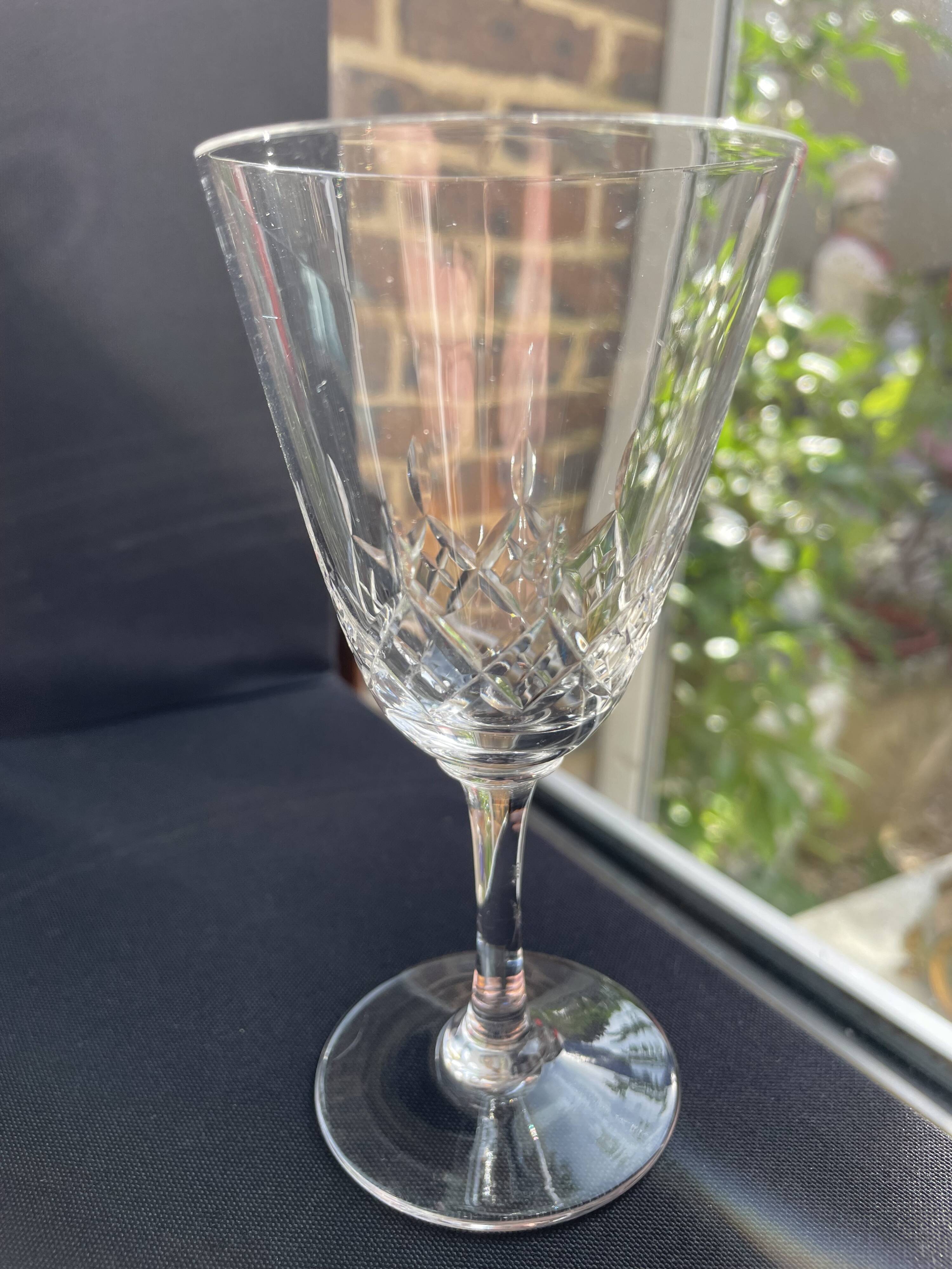 8 wine glasses – Cristallerie de Nancy (1920-1934)