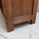Vintage oak open bookcase