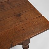 Rustic Farmhouse Table in Pine Wood, France, 1850s