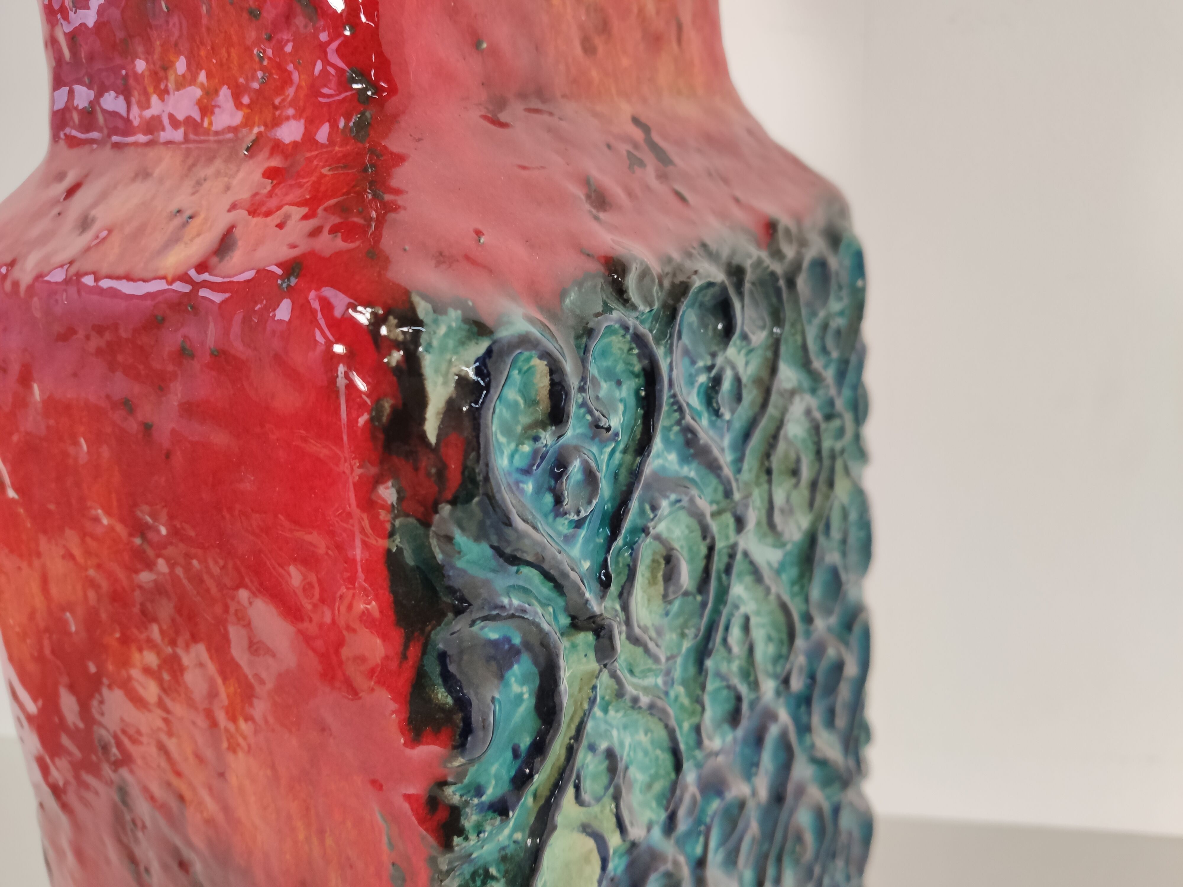 Vase of soil Keramik Bay , western Germany 60s