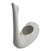 Cache pot forme de cygne en céramique