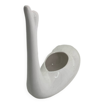 Ceramic swan pot cover