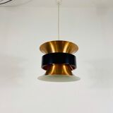 Danish copper hanging lamp, 1960s