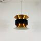 Danish copper hanging lamp, 1960s