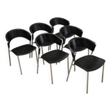 Set of six chairs, Italian design, 1980s, manufacturer: Calligaris