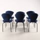 6 vintage Burov Dangles Defrance chairs £950