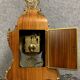 Cartel Louis XV of violin shape in rosewood marquetry