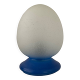 80s glass paste egg lamp