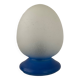 80s glass paste egg lamp