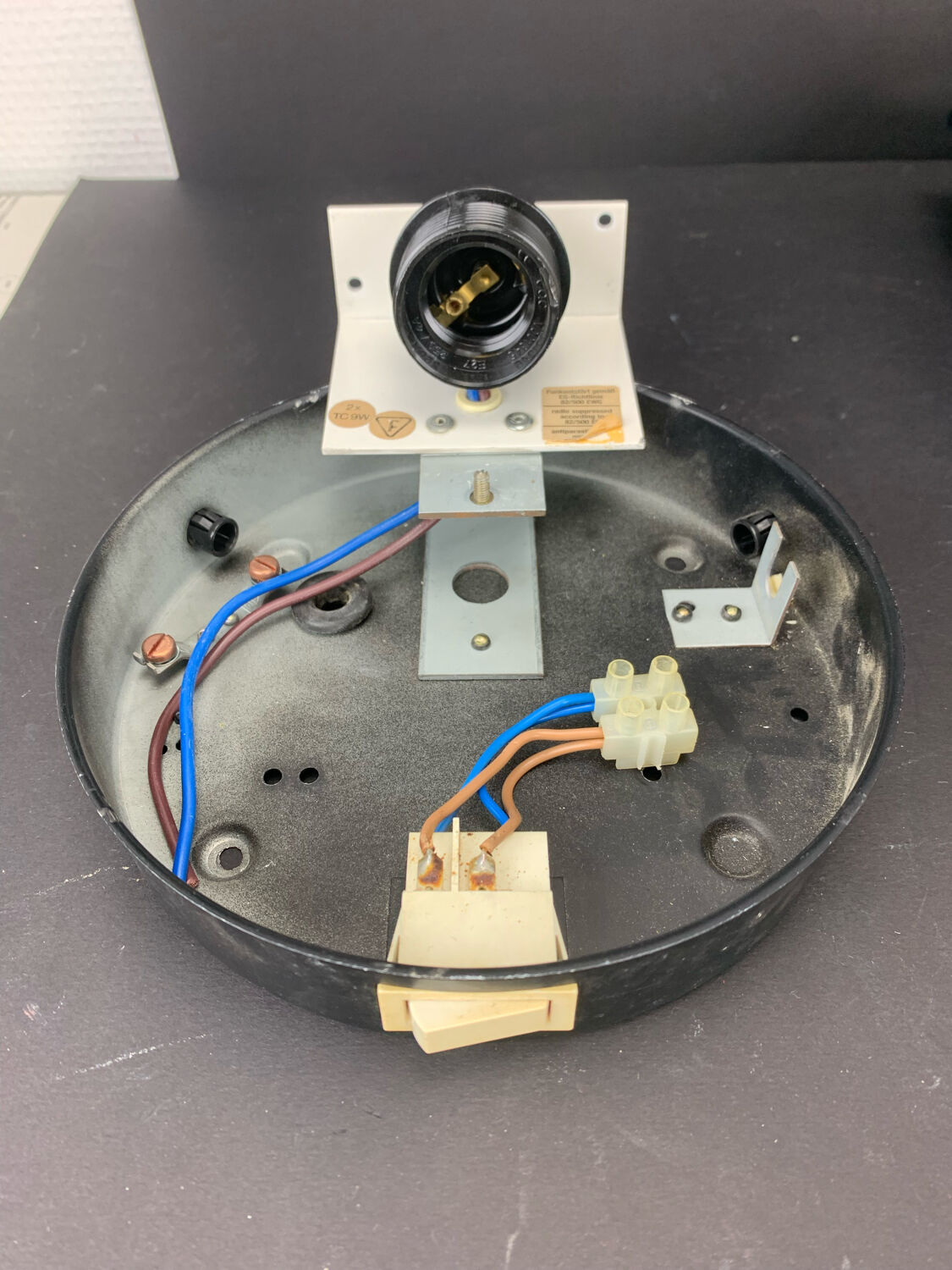 Pair of sonces staff leuchten 1968