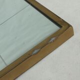 Mirror in a brass frame, dating back to the 1960s