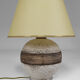 Round art deco ceramic lamp besnard style