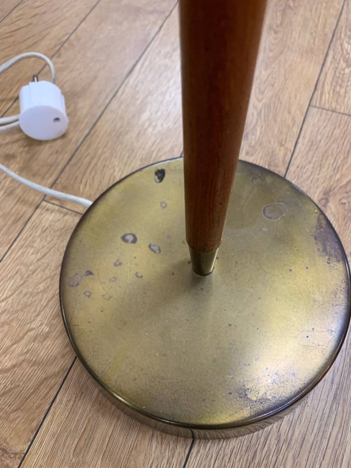 Metal floor lamp, Falkenberg Belysning, Sweden, 1950